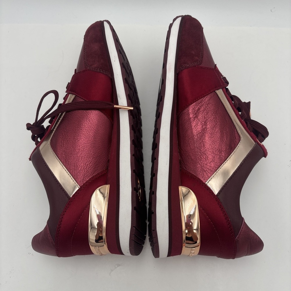 Michael kors Trainers - Girls. Burgundy. Brand new Size 10 Girls M/1 - Picture 7 of 12